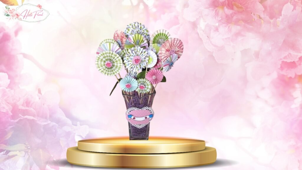 How to make a Ramo Buchon with paper? DIY Crafting Designs