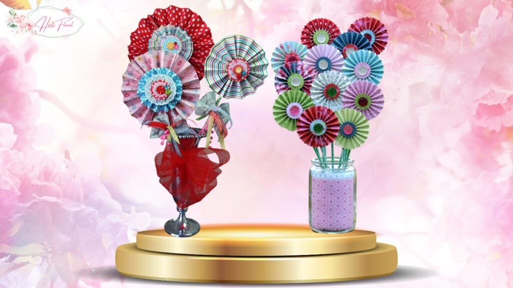 How to make a Ramo Buchon with paper? DIY Crafting Designs